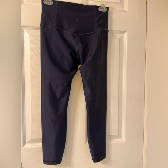 SOLD - Athleta Elation Shine Tight Navy Blue SP - Picture 1 of 7